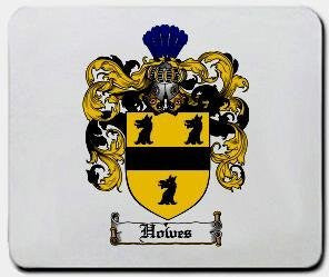 Howes coat of arms mouse pad