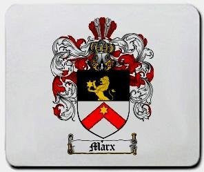 Marx coat of arms mouse pad