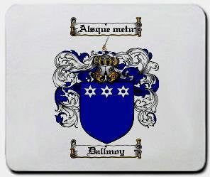 Dallmoy coat of arms mouse pad