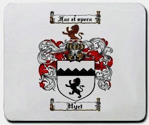 Hyet coat of arms mouse pad