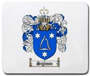 Sigmon coat of arms mouse pad