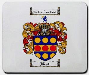 Bent coat of arms mouse pad