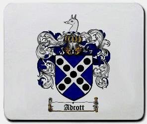 Adcott coat of arms mouse pad