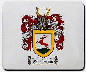 Griebenow coat of arms mouse pad
