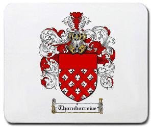 Thornborrowe coat of arms mouse pad