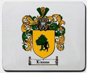 Lizama coat of arms mouse pad