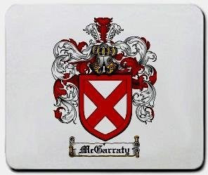 Mcgarraty coat of arms mouse pad