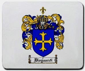 Dioguardi coat of arms mouse pad
