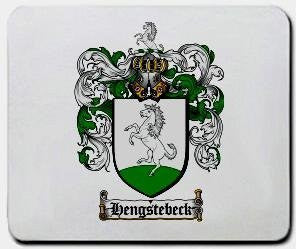 Hengstebeck coat of arms mouse pad