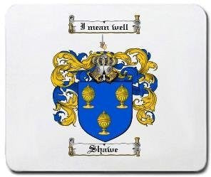 Shawe coat of arms mouse pad