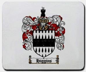 Higgins coat of arms mouse pad