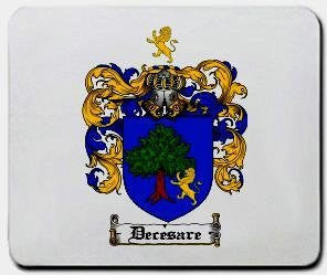 Decesare coat of arms mouse pad