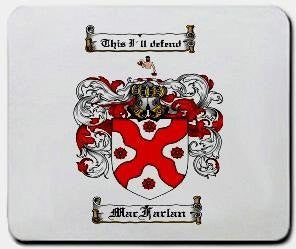 Macfarlan coat of arms mouse pad