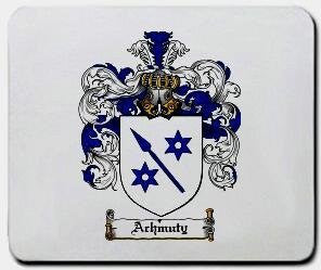 Achmuty coat of arms mouse pad