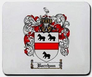 Barrham- coat of arms mouse pad