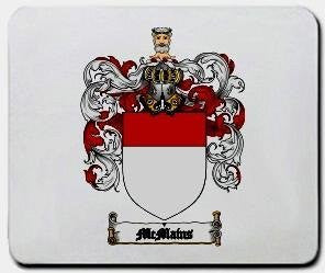 Mcmains coat of arms mouse pad