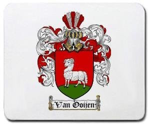 Vanooijen coat of arms mouse pad