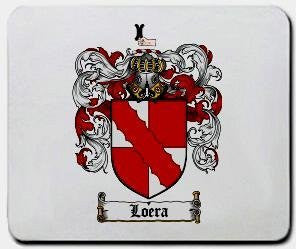 Loera coat of arms mouse pad