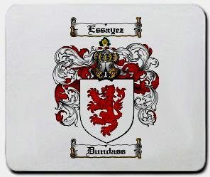Dundass coat of arms mouse pad
