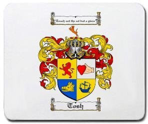 Tosh coat of arms mouse pad