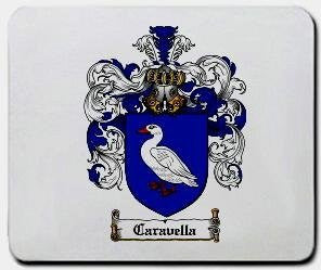 Caravella coat of arms mouse pad