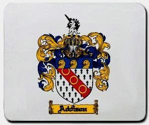 Addison coat of arms mouse pad