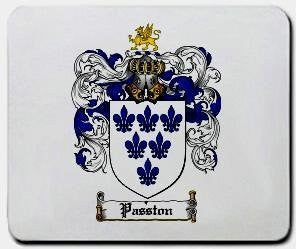 Passton coat of arms mouse pad