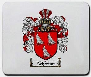 Acherton coat of arms mouse pad