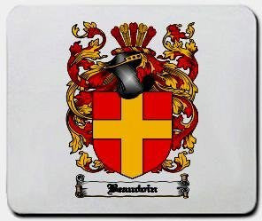 Beaudoin coat of arms mouse pad
