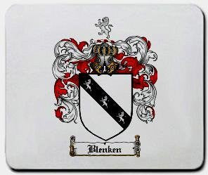 Blenken coat of arms mouse pad