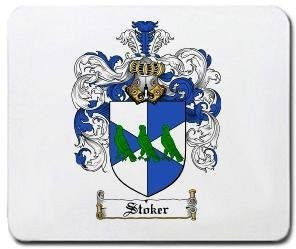 Stoker coat of arms mouse pad