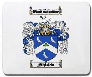 Shields coat of arms mouse pad