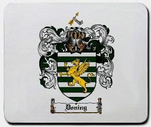 Doning coat of arms mouse pad