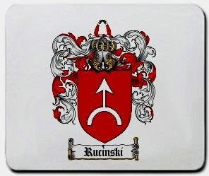 Rucinski coat of arms mouse pad