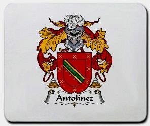 Antolinez coat of arms mouse pad