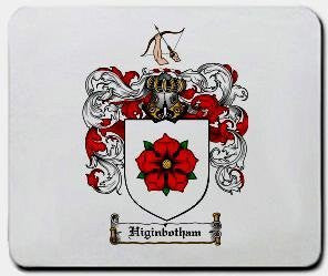 Higinbotham coat of arms mouse pad