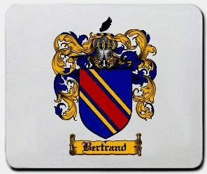 Bertrand coat of arms mouse pad