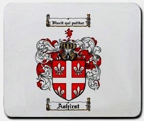 Ashirst coat of arms mouse pad