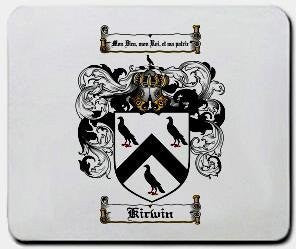 Kirwin coat of arms mouse pad