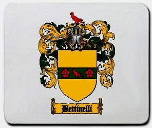 Bettinelli coat of arms mouse pad