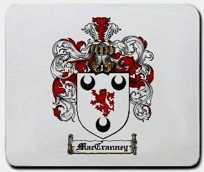 Maccranney coat of arms mouse pad