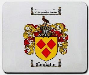 Costallo coat of arms mouse pad