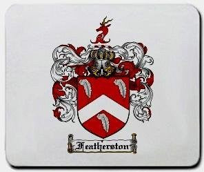 Featherston coat of arms mouse pad