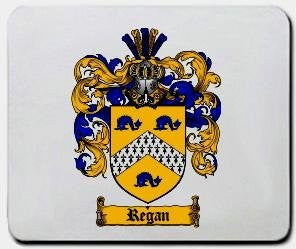 Regan coat of arms mouse pad