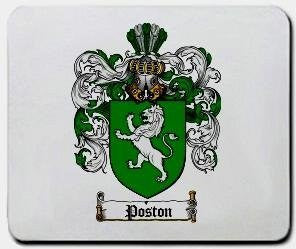 Poston coat of arms mouse pad