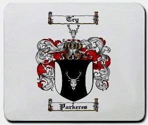 Parkeres coat of arms mouse pad