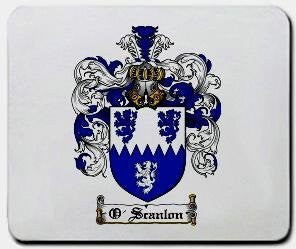 O'scanlon coat of arms mouse pad