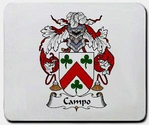 Campo coat of arms mouse pad