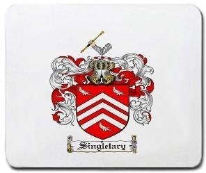 Singletary coat of arms mouse pad