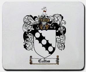 Cuttes coat of arms mouse pad